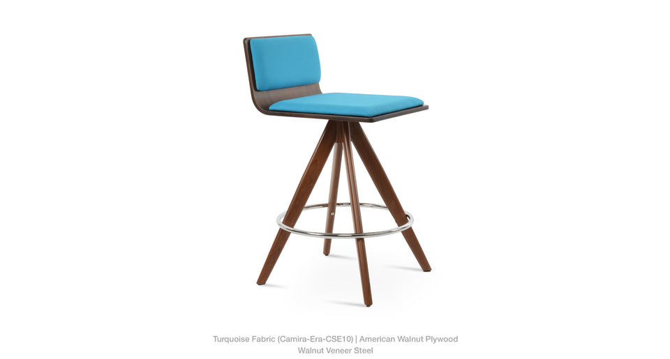 counter stool - back view