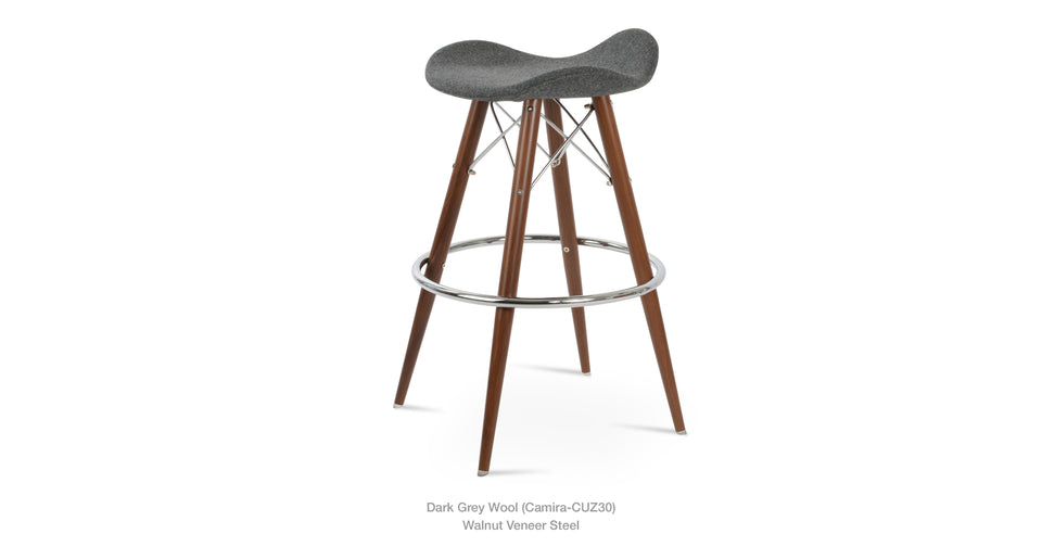bar stool - side angle view