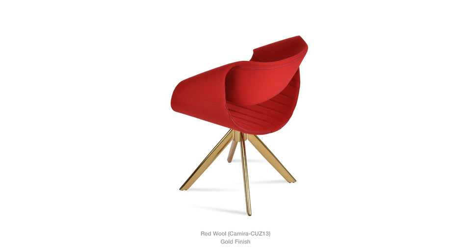 arm chair - side angle view