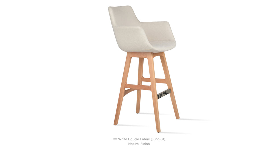 Bottega PR. Wood Bar Stool