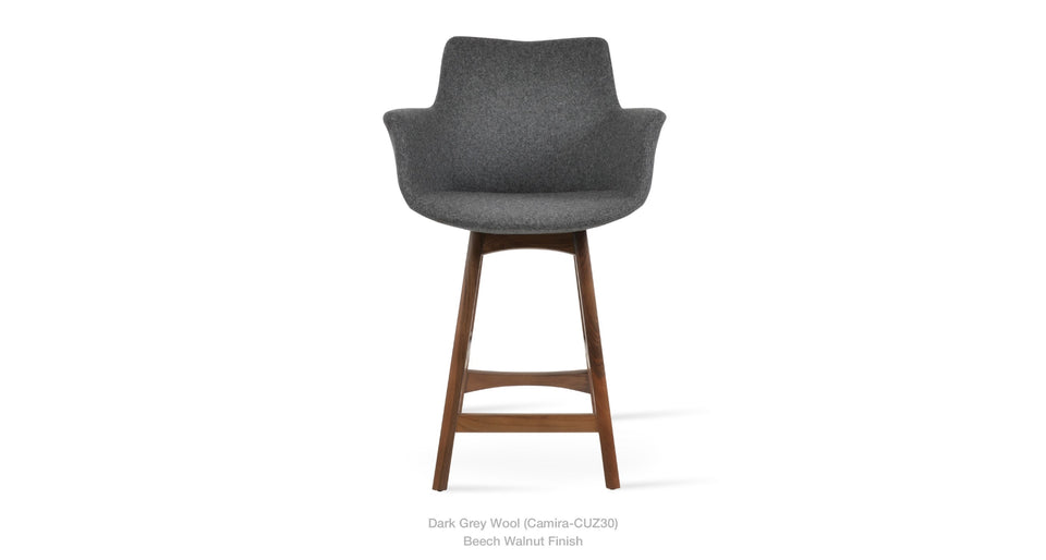 Bottega PR. Wood Bar Stool