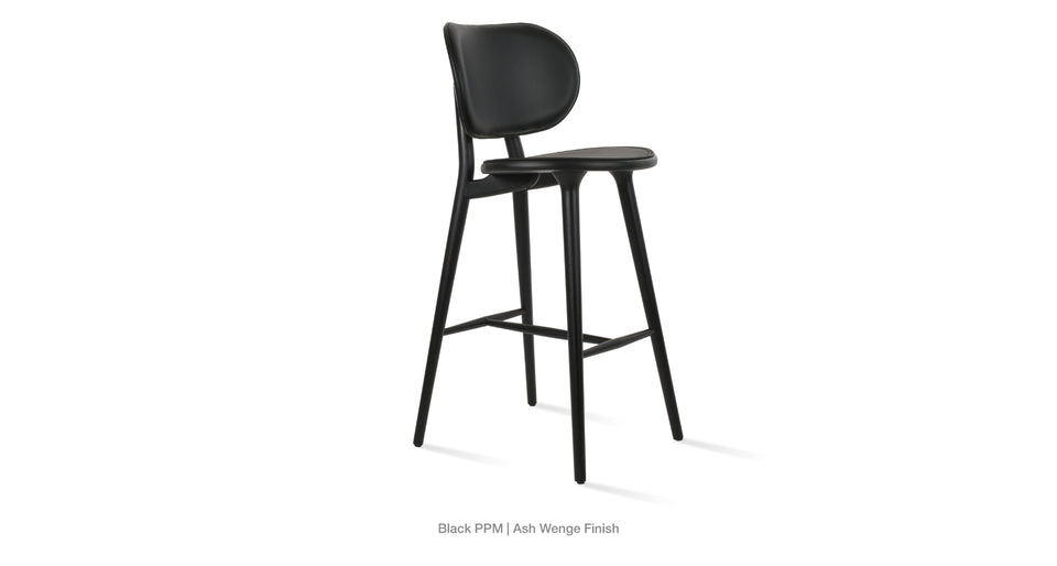 counter stool - side angle view