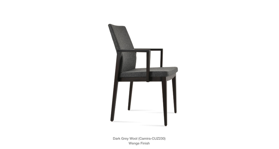 Pasha Wood Arm Chair
