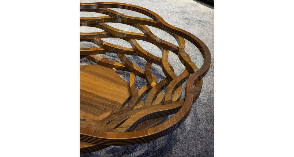 coffee table - back view