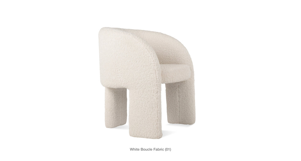 arm chair - side angle view