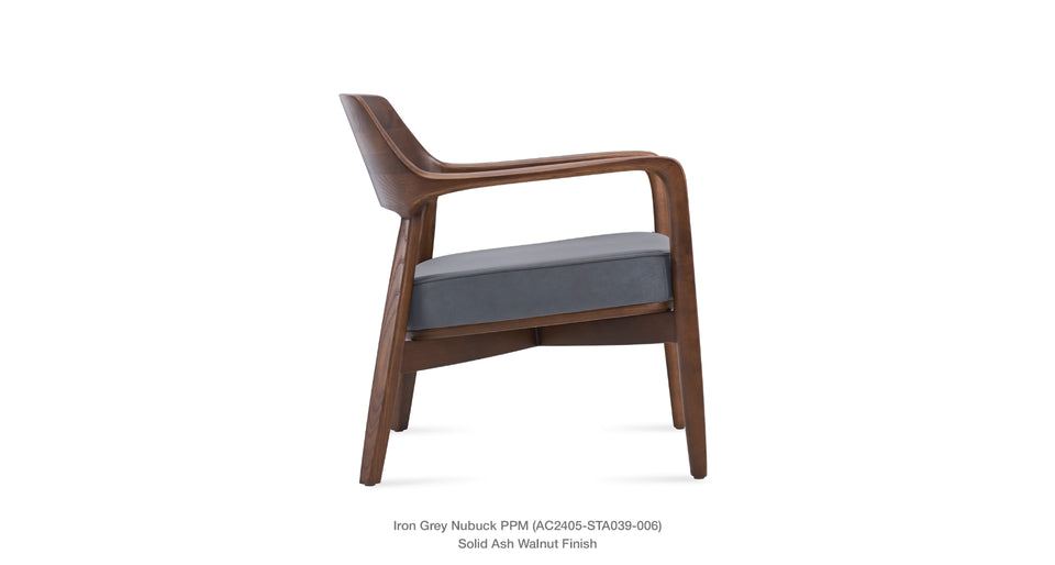 lounge chair - side angle view