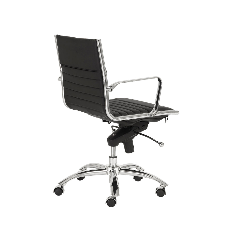 Dirk Low Back Office Chair in Leatherette