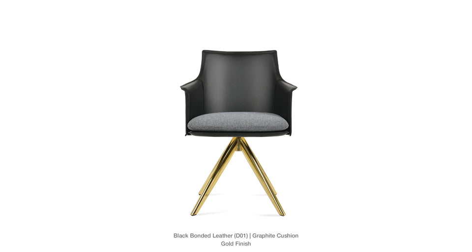 Briancon Sword Swivel Arm Chair