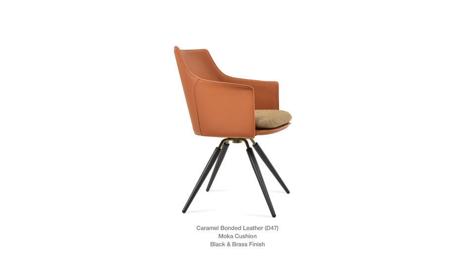 arm chair - side angle view