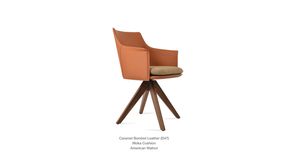 swivel chairs - top view