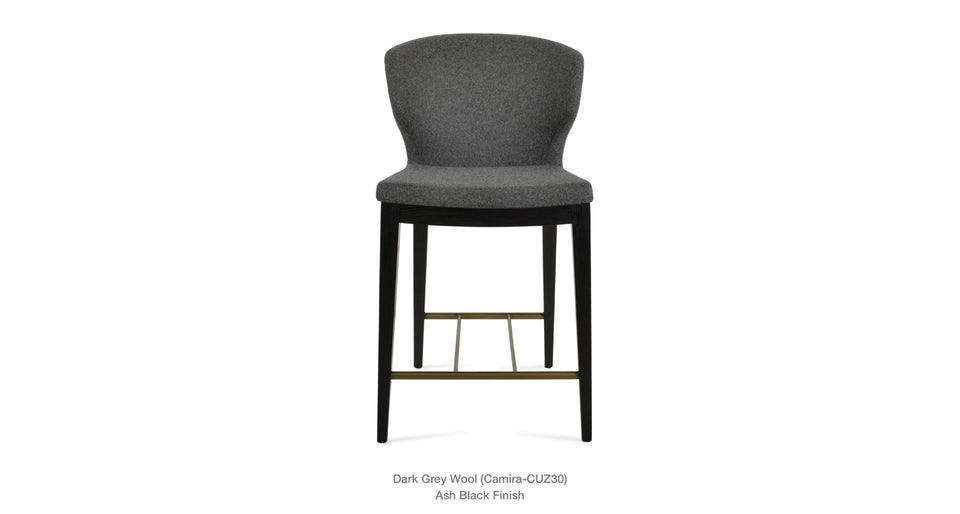 Amed Plus Wood Bar Stool