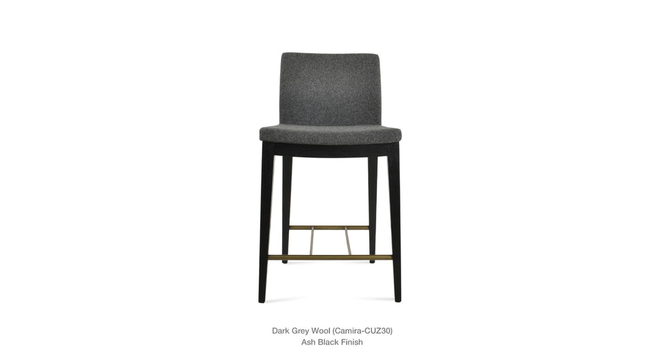 Pasha Wood Bar Stool