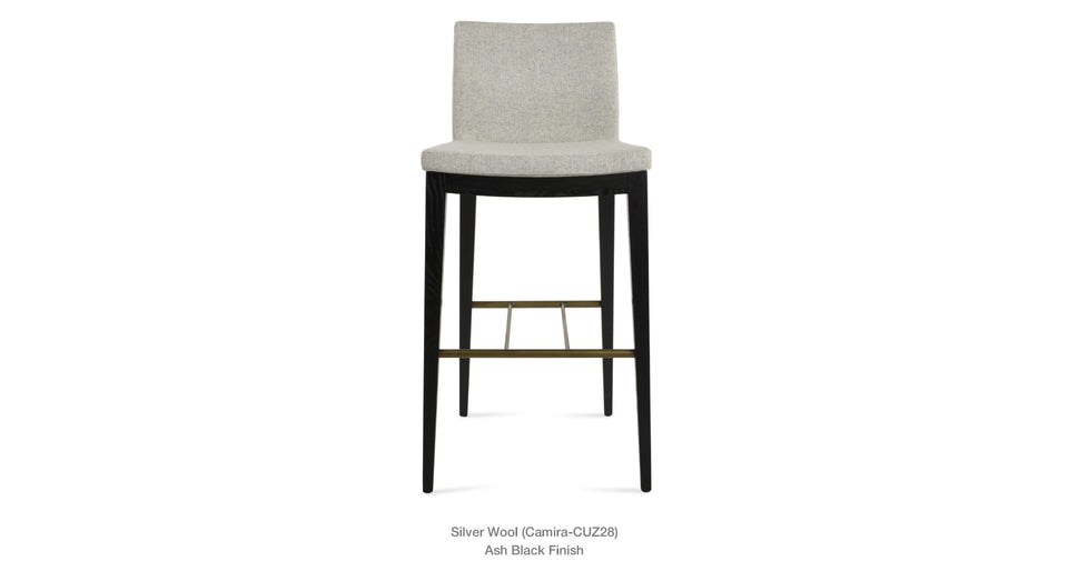 Pasha Wood Bar Stool