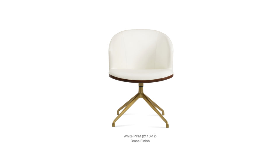 Athena Spider Swivel Arm Chair