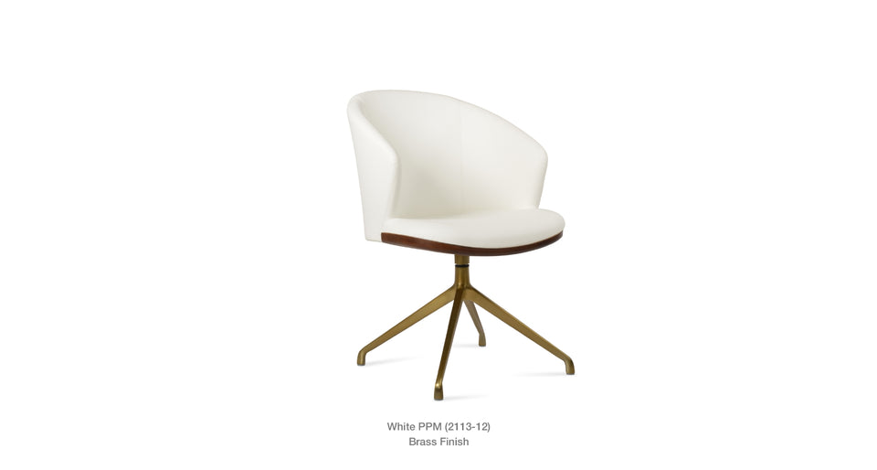 Athena Spider Swivel Arm Chair
