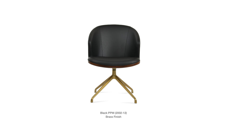 Athena Spider Swivel Arm Chair