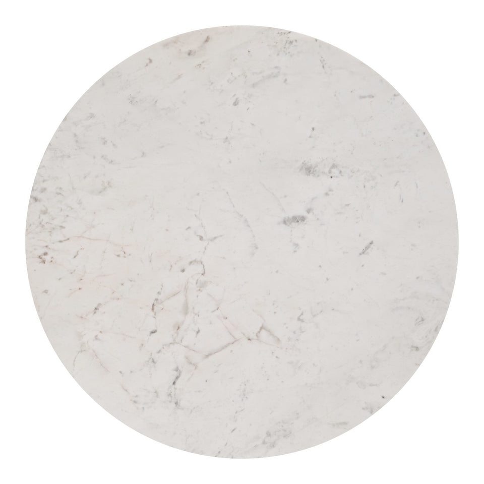 Ithaca Dining Table White & Gold