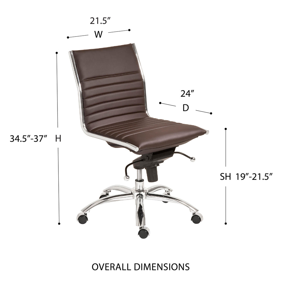 Dirk Low Back Office Chair w/o Armrests