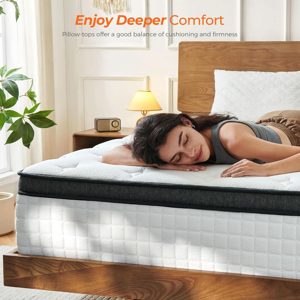 Queen Size Hybrid Mattress Gel Memory Foam Pro Edition