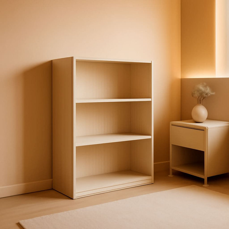 Pasir 3-Tier Open Shelf Bookcase Maple 22.7W X 9.7D X 31.5H