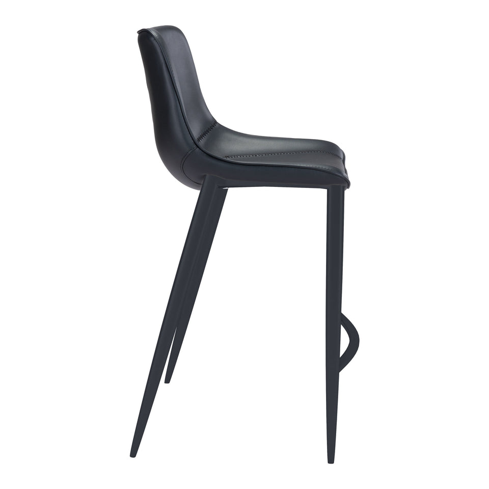 Magnus Barstool (Set of 2) Black