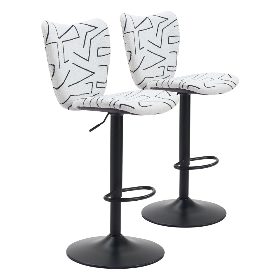 Elevate Barstool (Set of 2) White