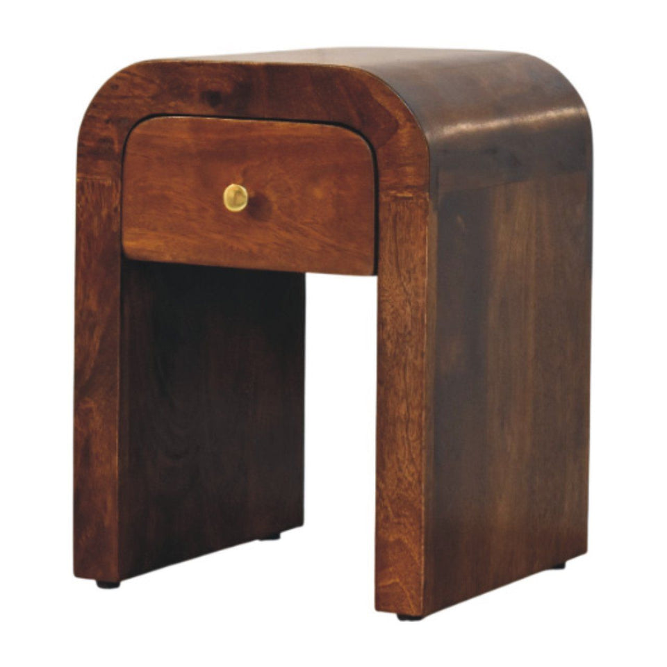 Mini Darcy - Nightstand With Curved Edges