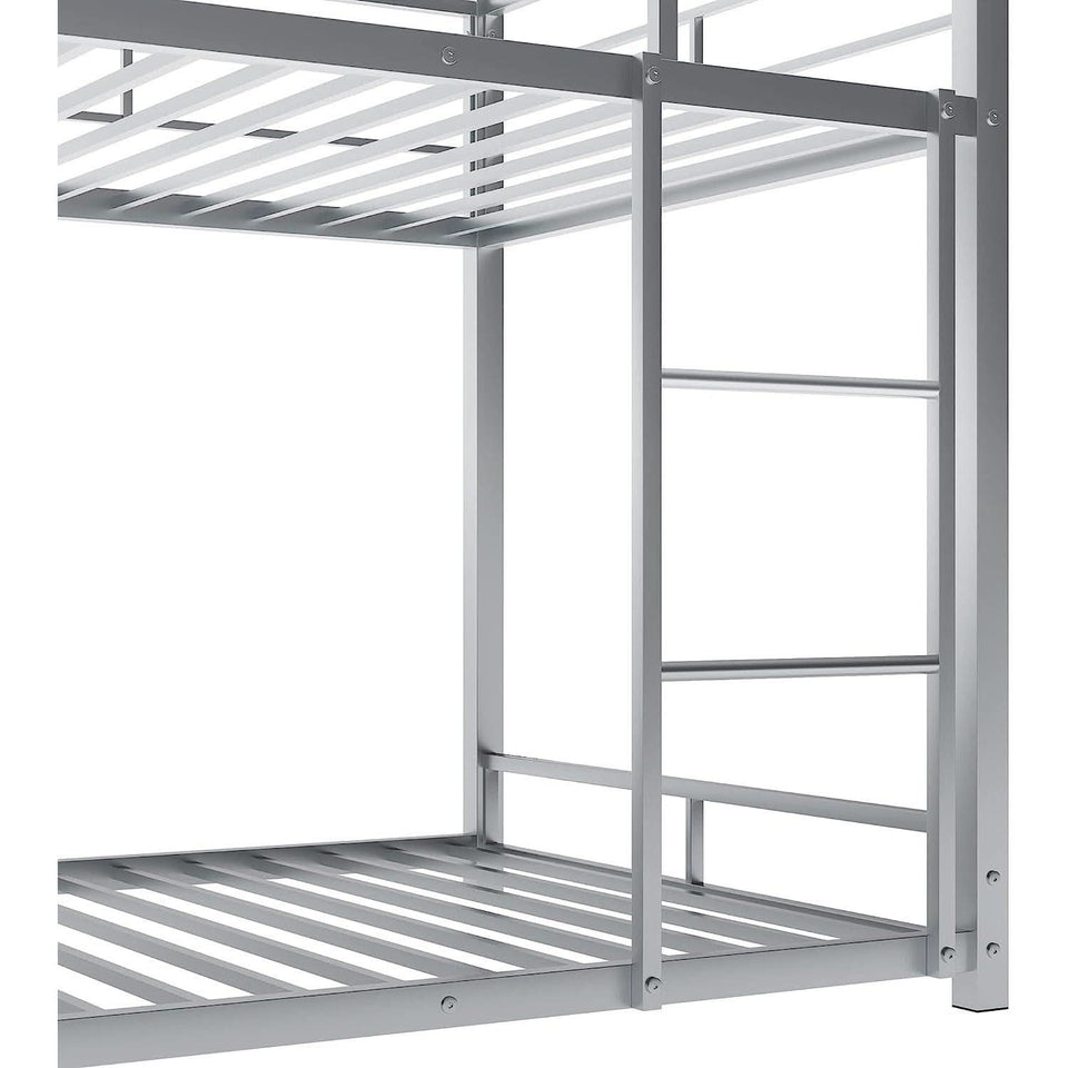 Black Triple Metal Bunk Bed Twin XL Full Queen Sizes