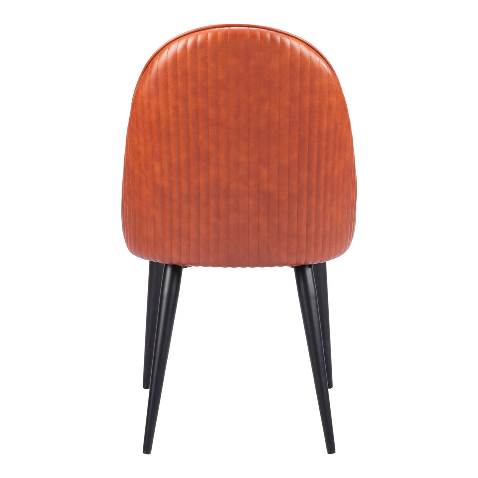 Silloth Armless Dining Chair (Set of 2) Brown