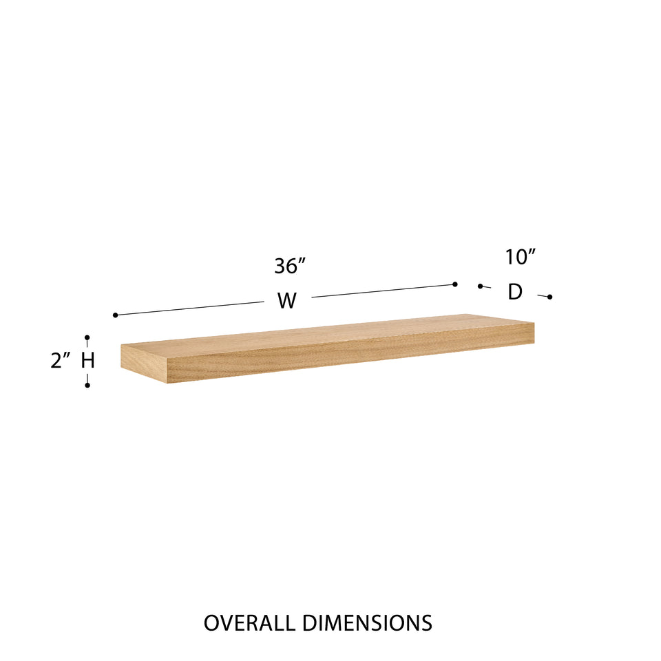 Barney 36" Floating Shelf