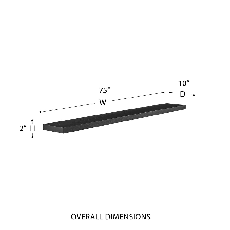 Barney 75" Floating Shelf