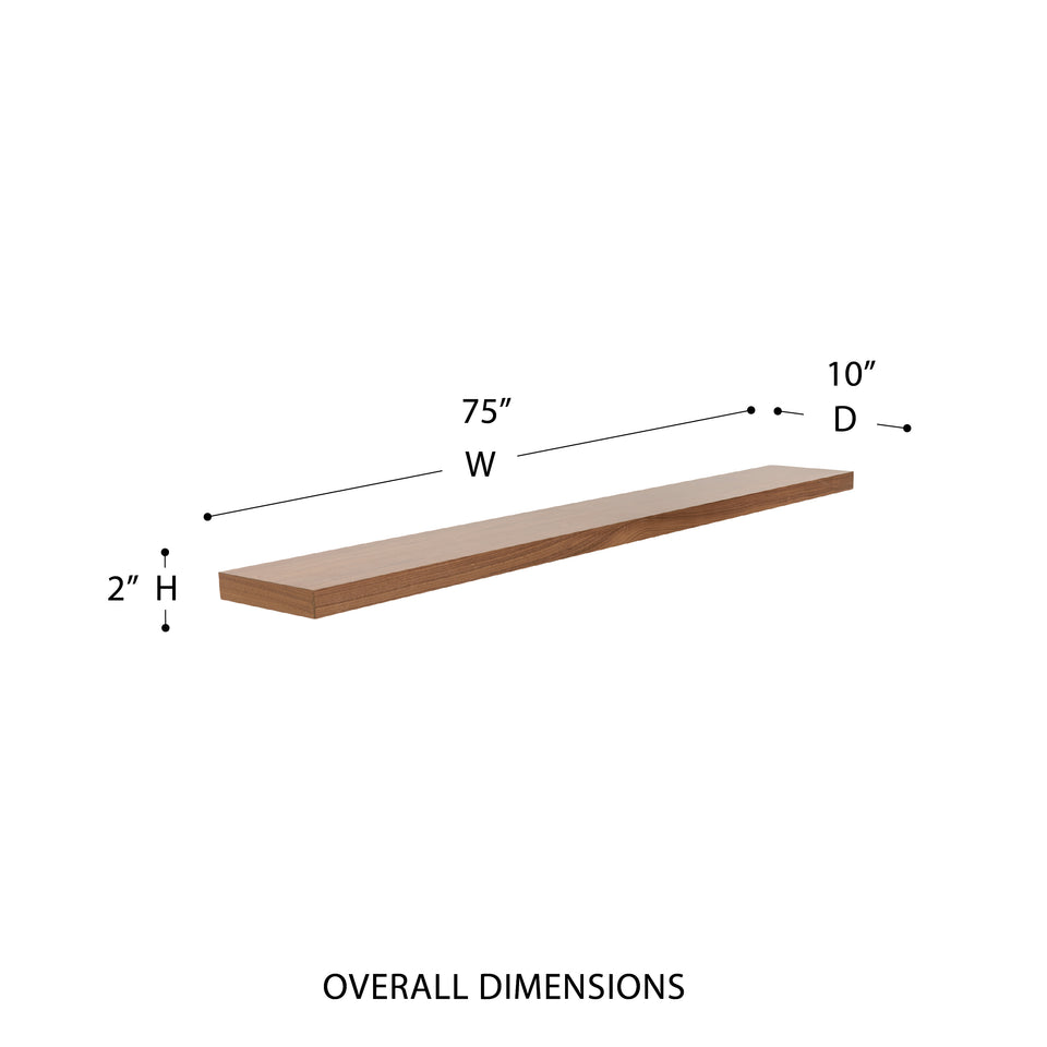 Barney 75" Floating Shelf
