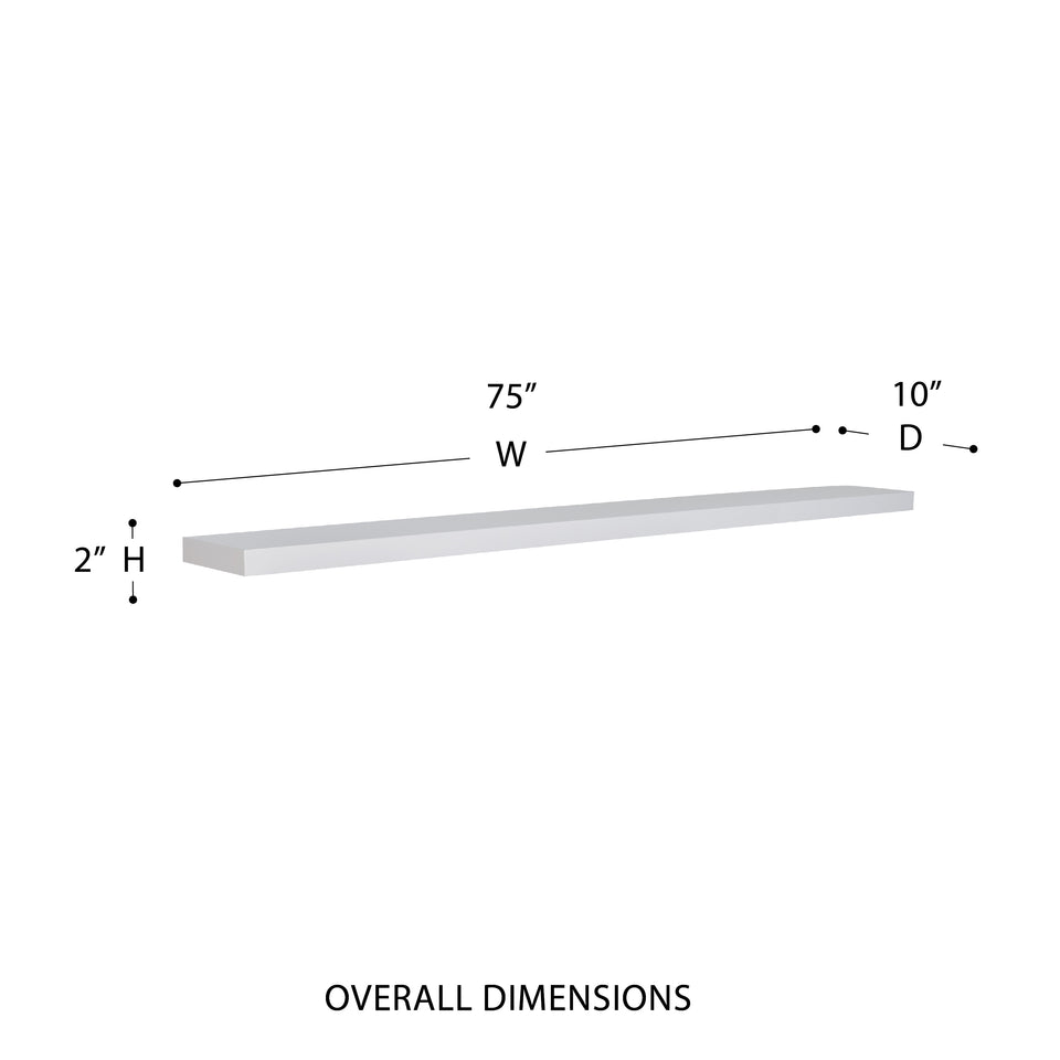 Barney 75" Floating Shelf