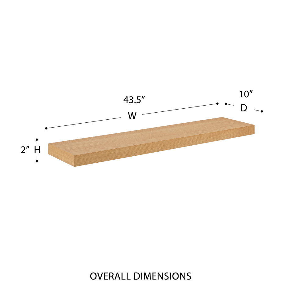 Barney 43" Floating Shelf
