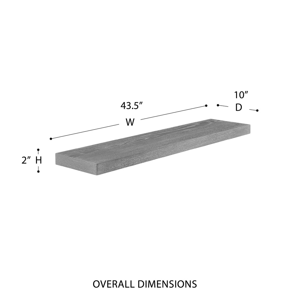 Barney 43" Floating Shelf