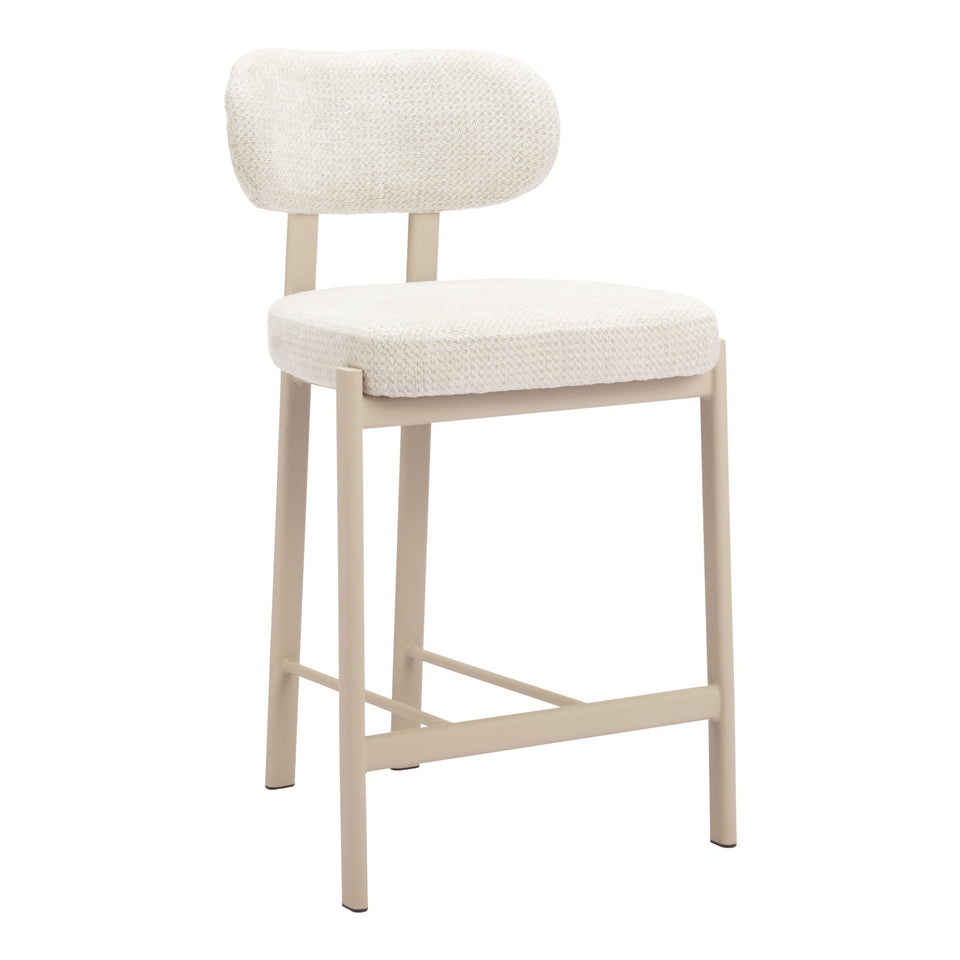 Aurea Counter Stool (Set of 2) Light Gray
