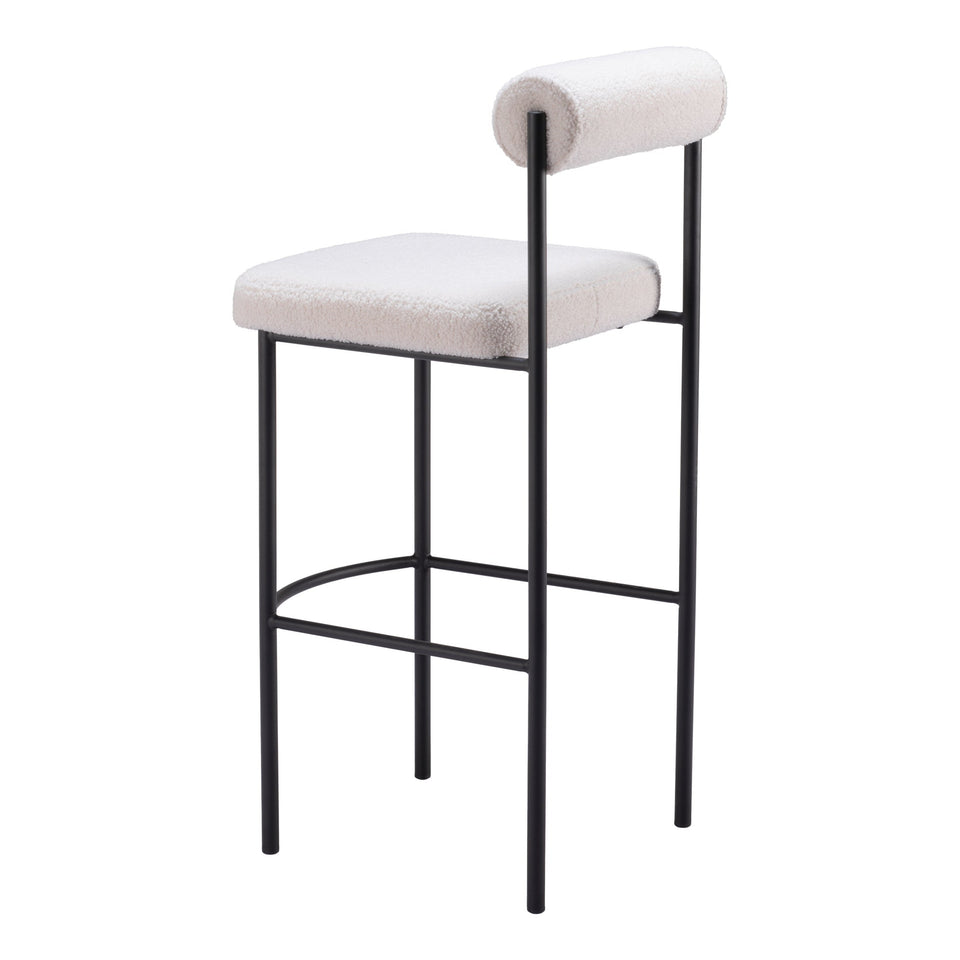 Livorno Barstool (Set of 2) Ivory