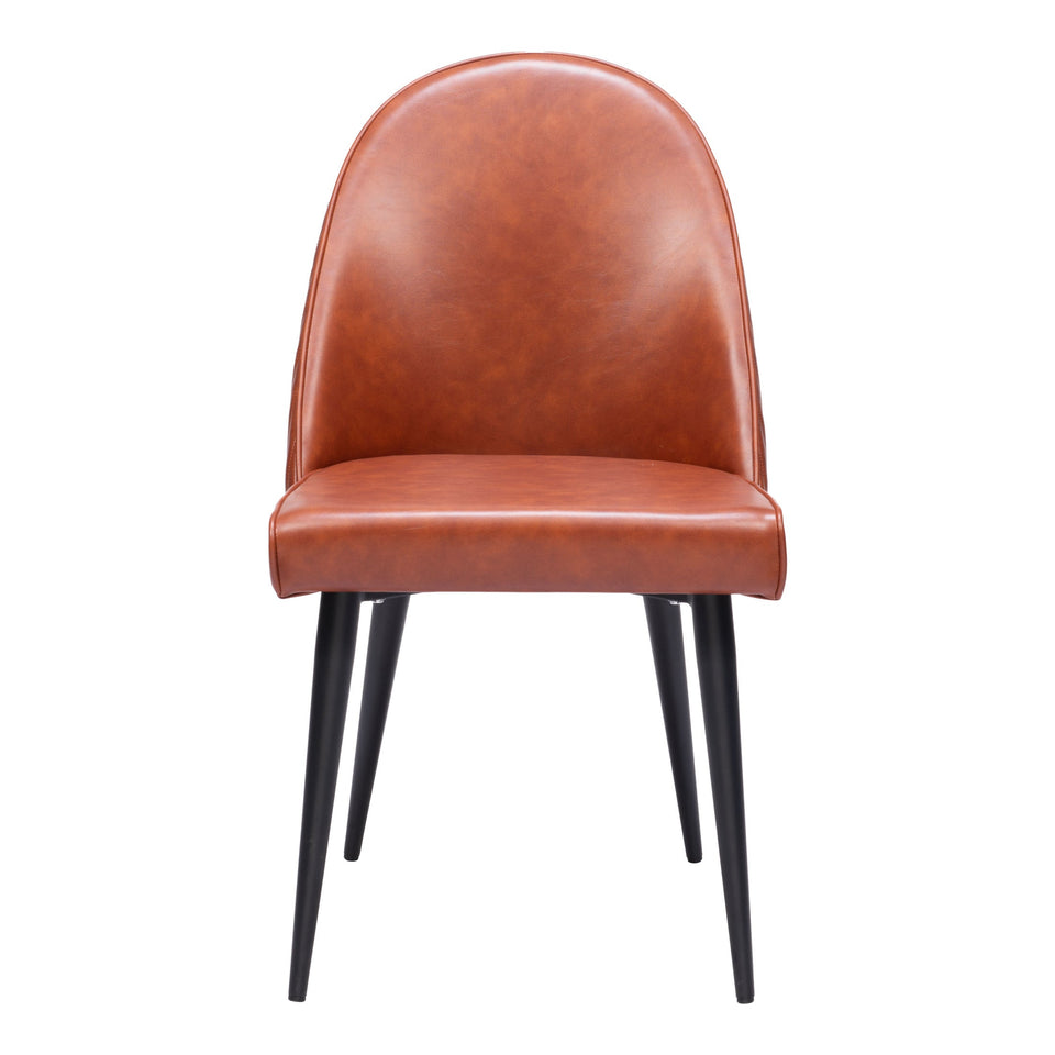 Silloth Armless Dining Chair (Set of 2) Brown