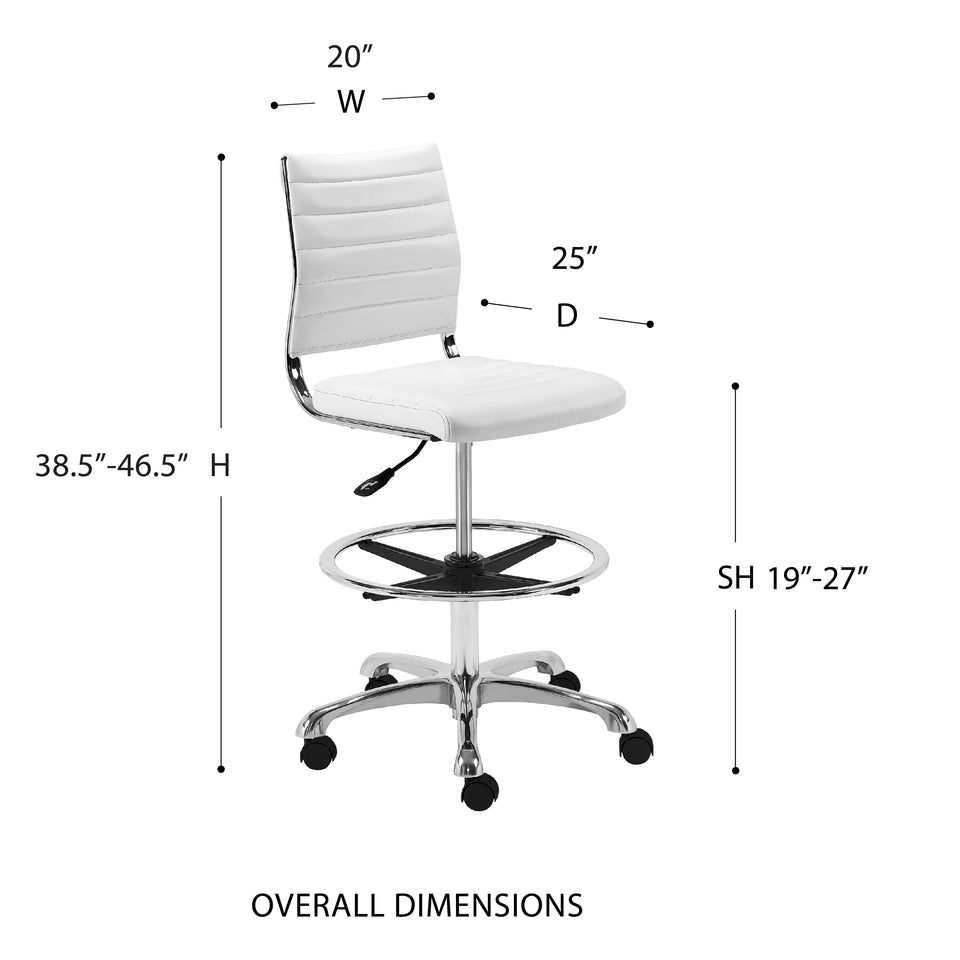Axel Adjustable Height Drafting Stool