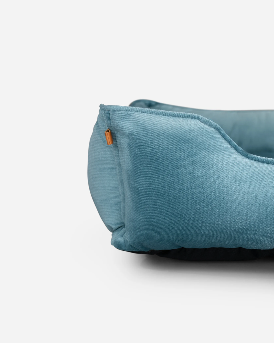 Chester & Lee | Vibrant Velvet Sleeper Dog Bed Tiffany