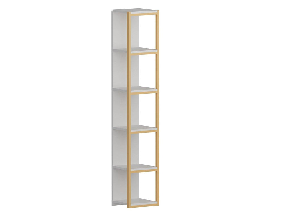 Texas 71" Tall Metal Manufactured Wood Bookcase