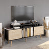 Black & Natural Oak