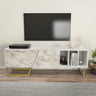 White Marble Pattern & Gold