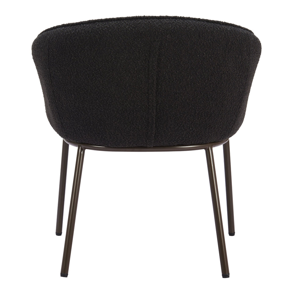 Essen Dining Chair Black & Bronze