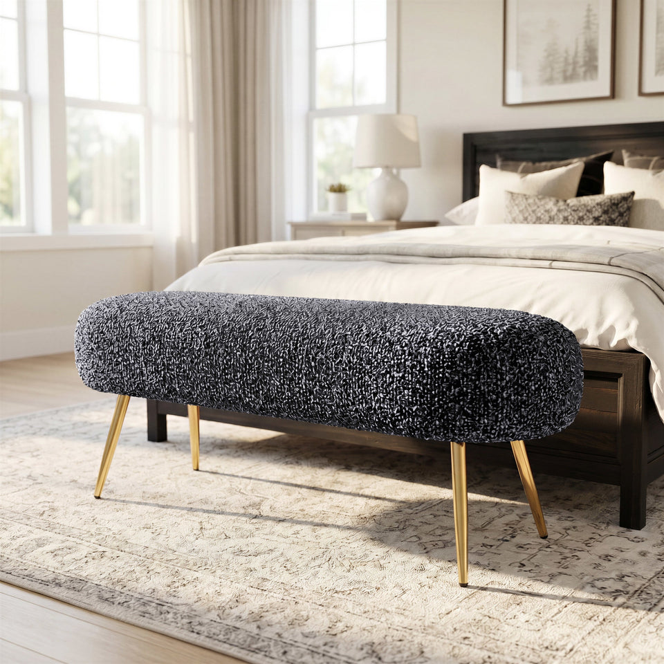Creek Bench Glitter Black