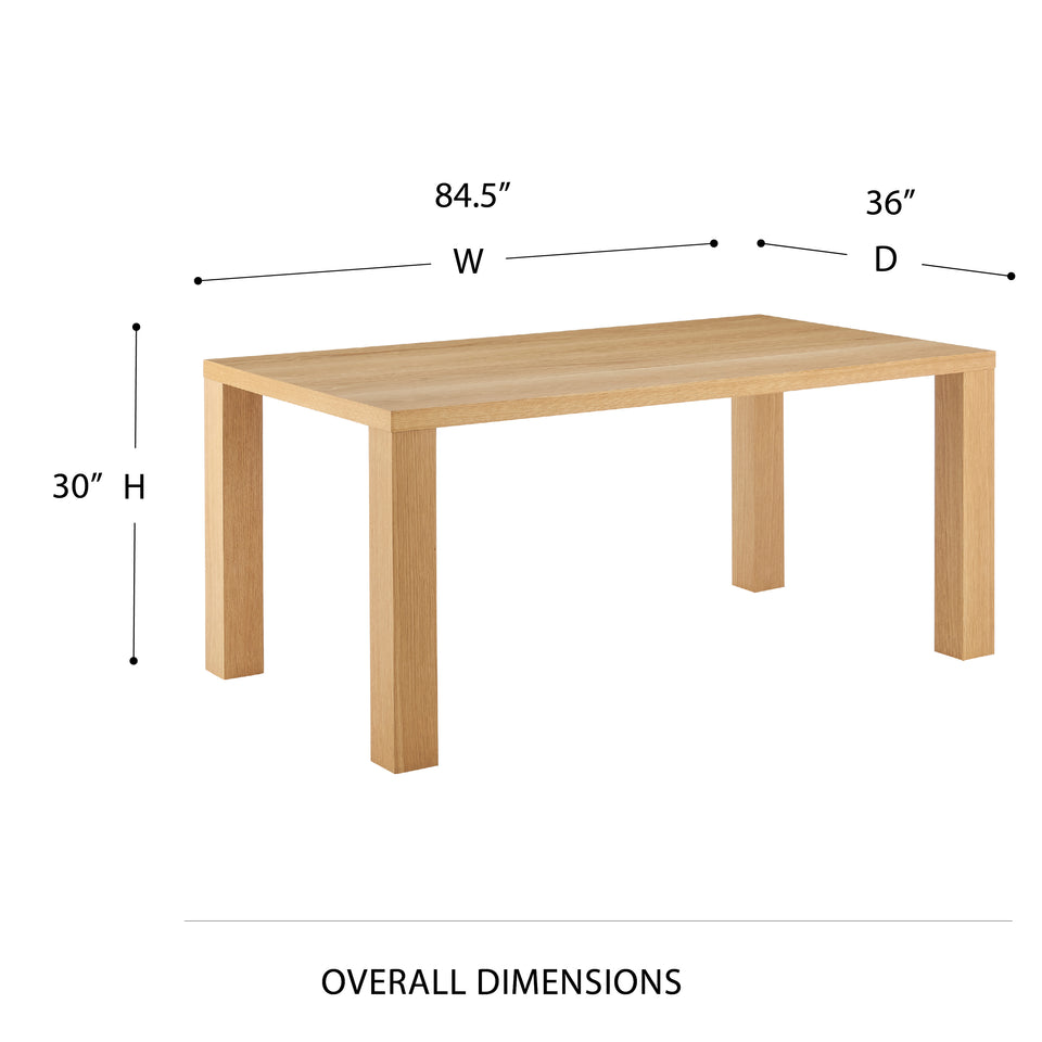 Abby 84" Rectangle Table