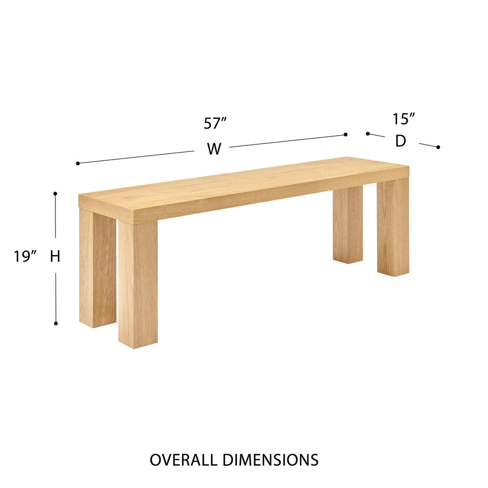 Abby 57" Bench