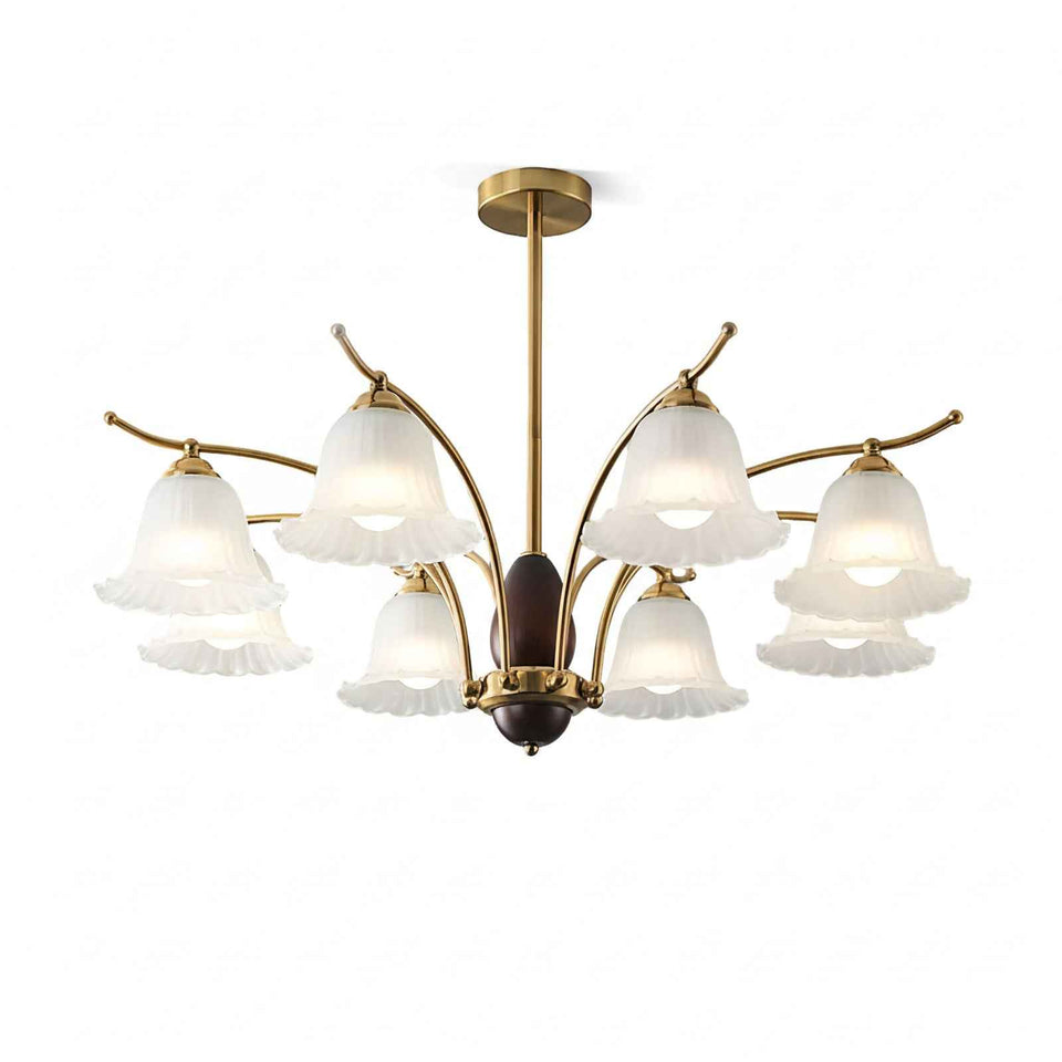 Flora Brass Chandelier