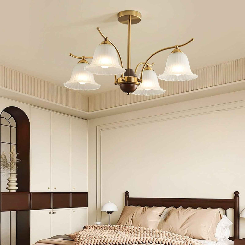 Flora Brass Chandelier