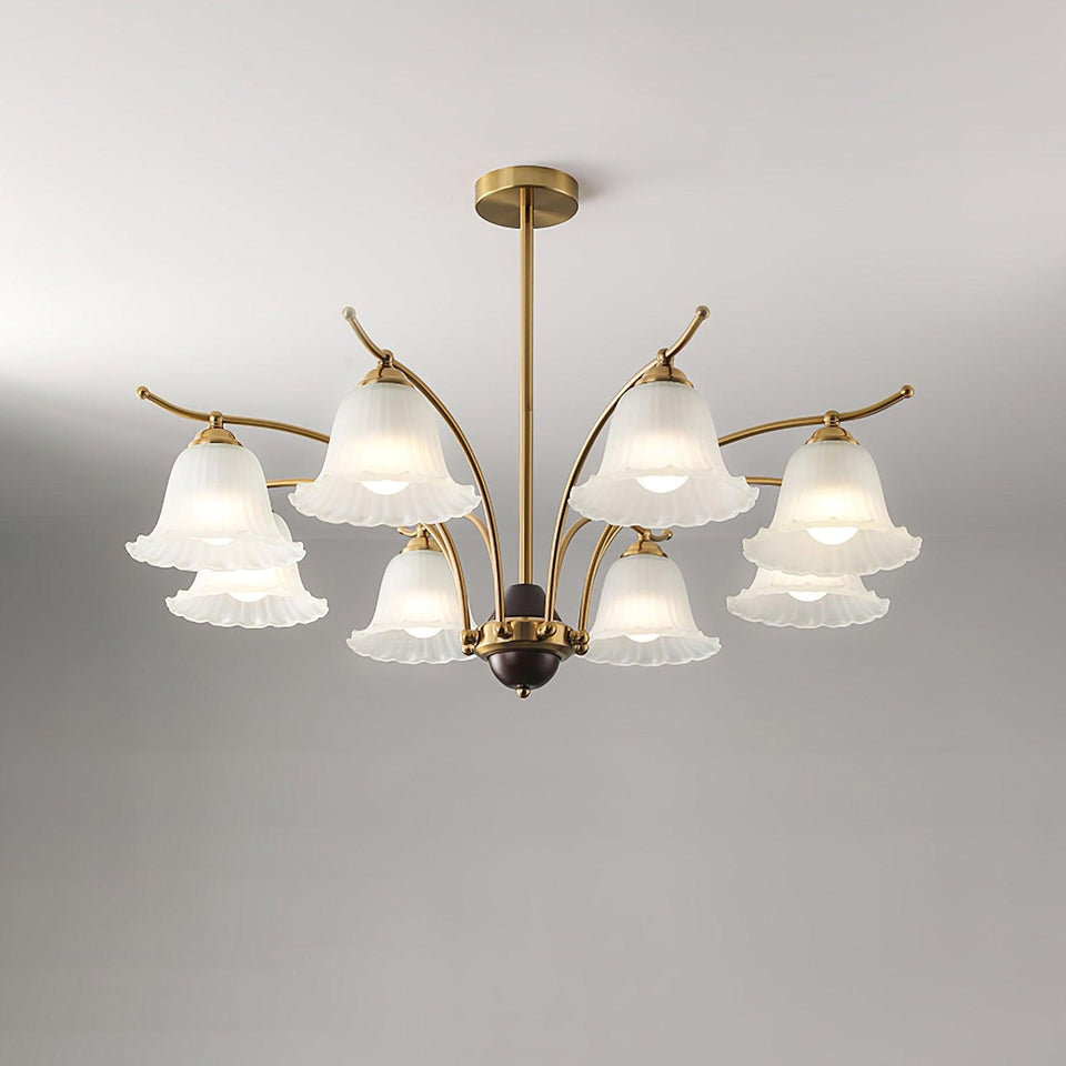Flora Brass Chandelier